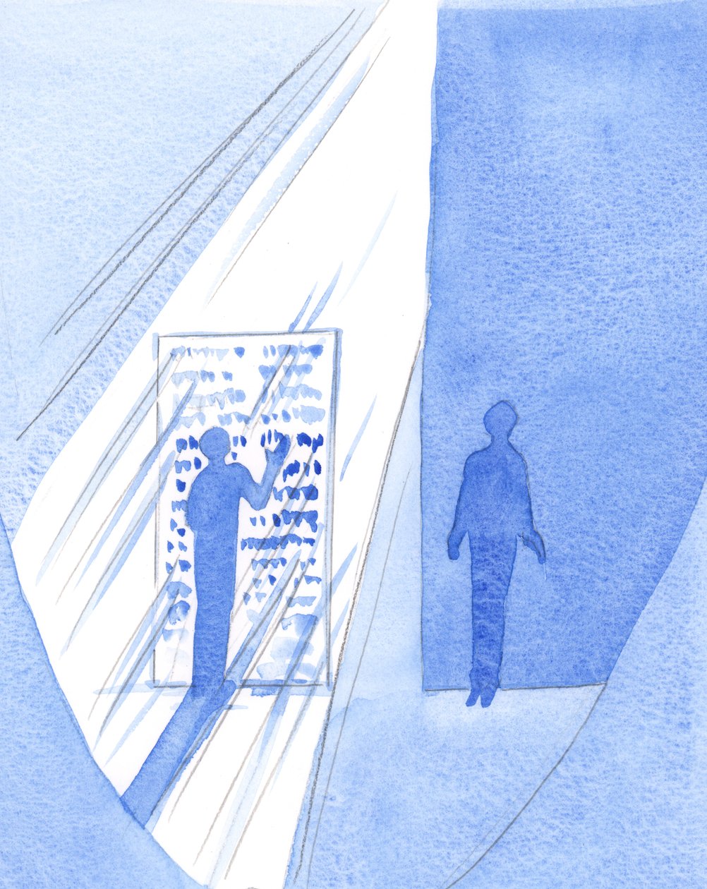 私たちは聖書を紙に印刷された言葉として見ていますが、神の光と知恵は彼らに近づく人々にテキストを通して注がれ、他の人々は暗闇の中に立つことを選択します、2001（w - c on pap 作： エリザベス・ワン
