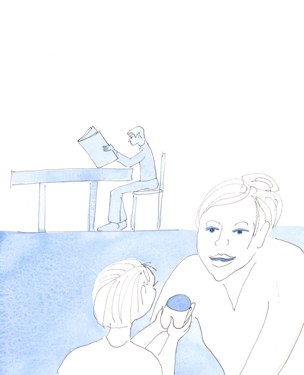 私たちが聖母に捧げ物をするとき、聖母は私たちが主に近づく前にそれらを完成させてくださる。 作： エリザベス・ワン