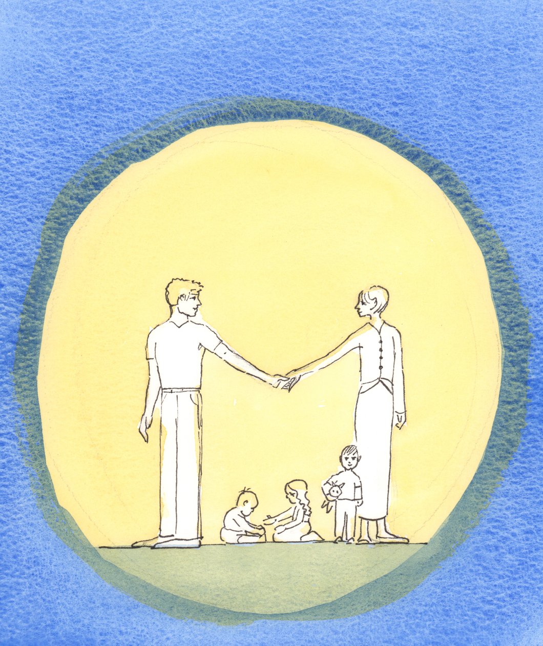 夫婦が本当にお互いを愛し、神を愛しているところで、彼らは彼の意志をやりたいと思っています、2002年（紙にw - c） 作： エリザベス・ワン
