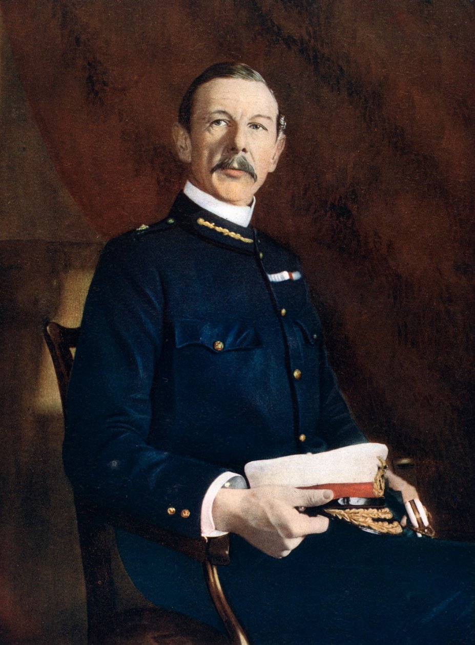 1902年、南アフリカフィールドフォース、第9師団の司令官、コルヴィル卿中将 作： エリオットアンドフライ