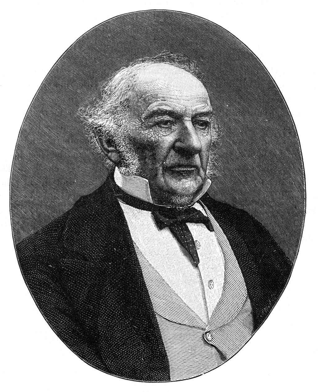 ウィリアム・エワート・グラッドストーン、イギリス自由党の政治家で首相、c1890。 作： エリオットアンドフライ
