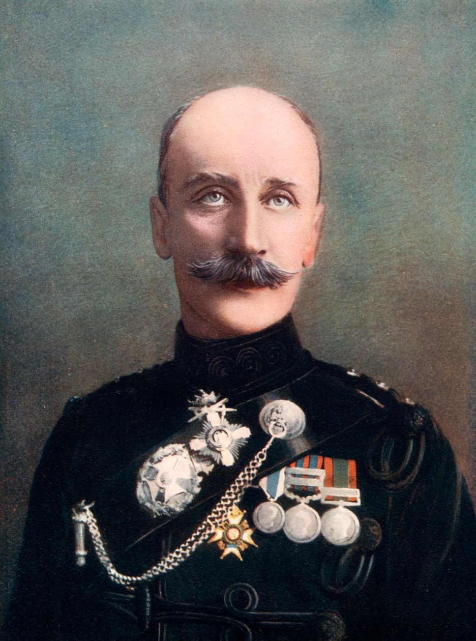 フランシス・ハワード少将、第8旅団を指揮、南アフリカ野戦部隊、1902年。 作： エリス