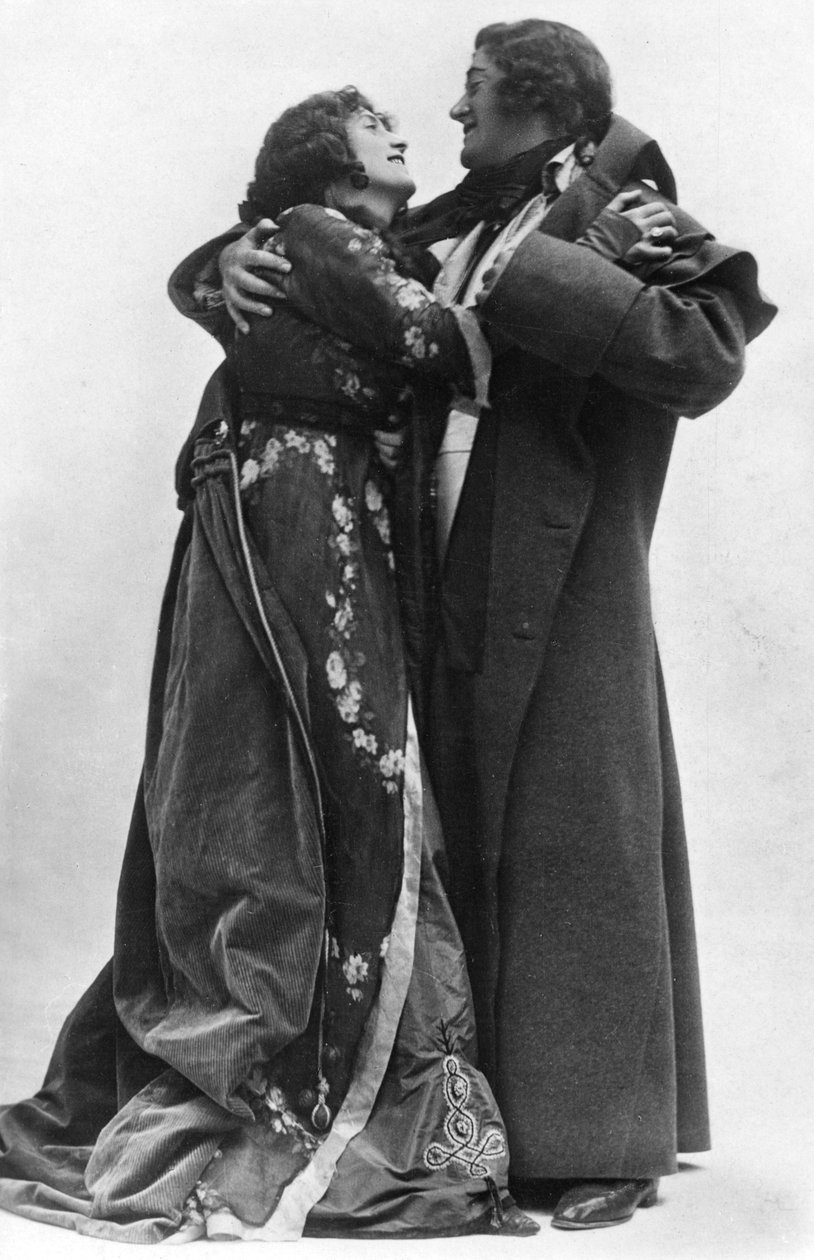 ジュリアニールソンとフレッドテリー（The Scarlet Pimpernel、c1905）。 作： エリスとワレリー