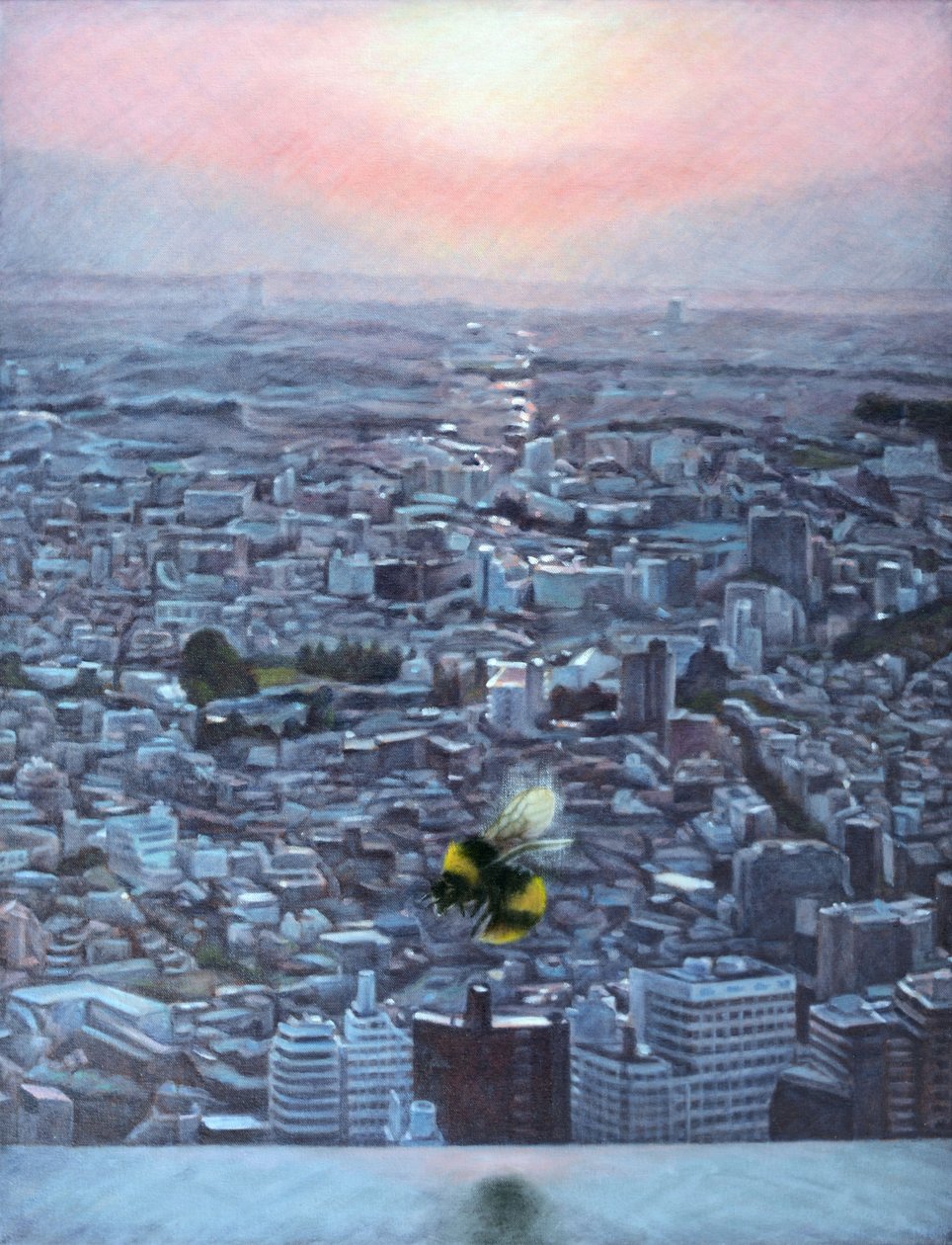 一日の終わり, 2012 （キャンバスに油彩） 作： 相田恵美子