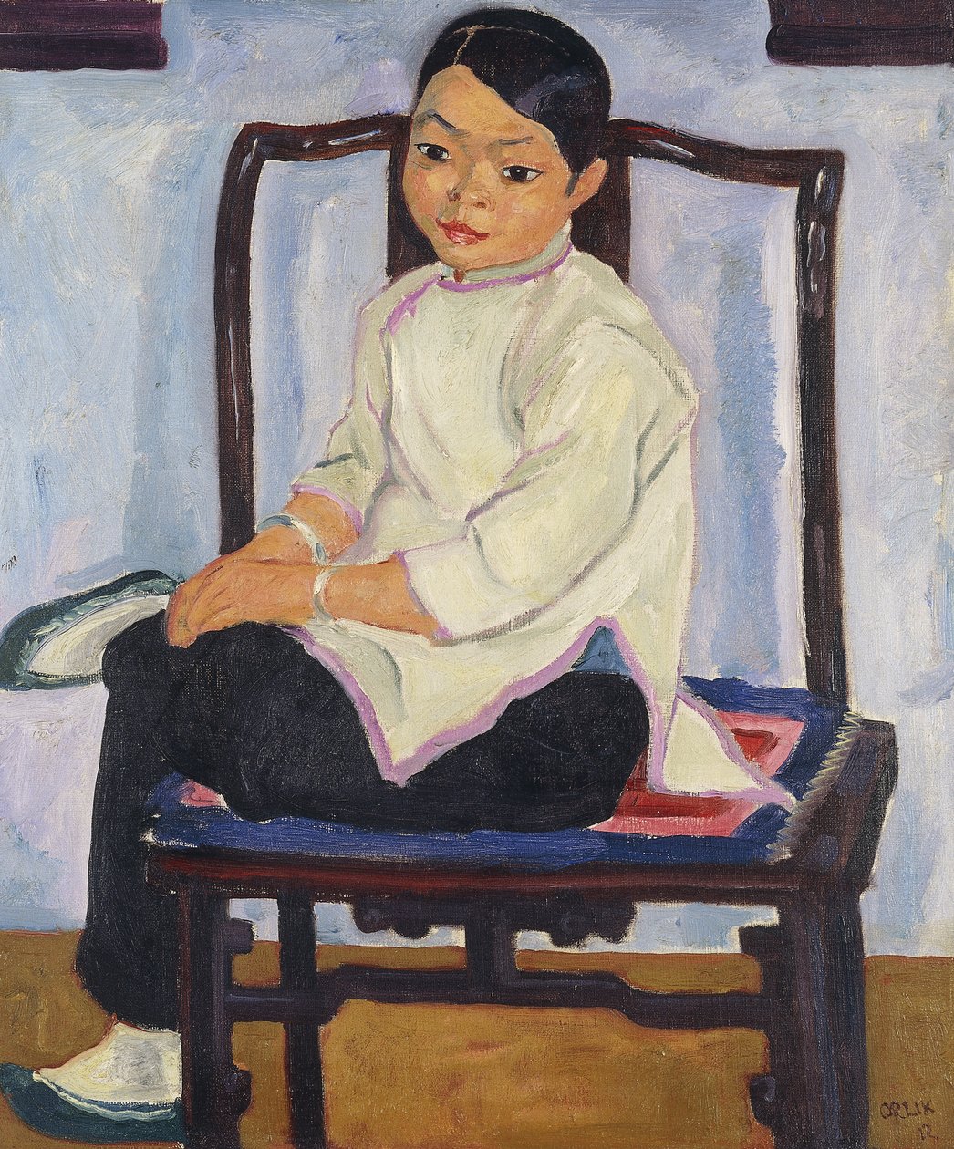 中国の女の子;中国の少女、1912 作： エミル・オルリク
