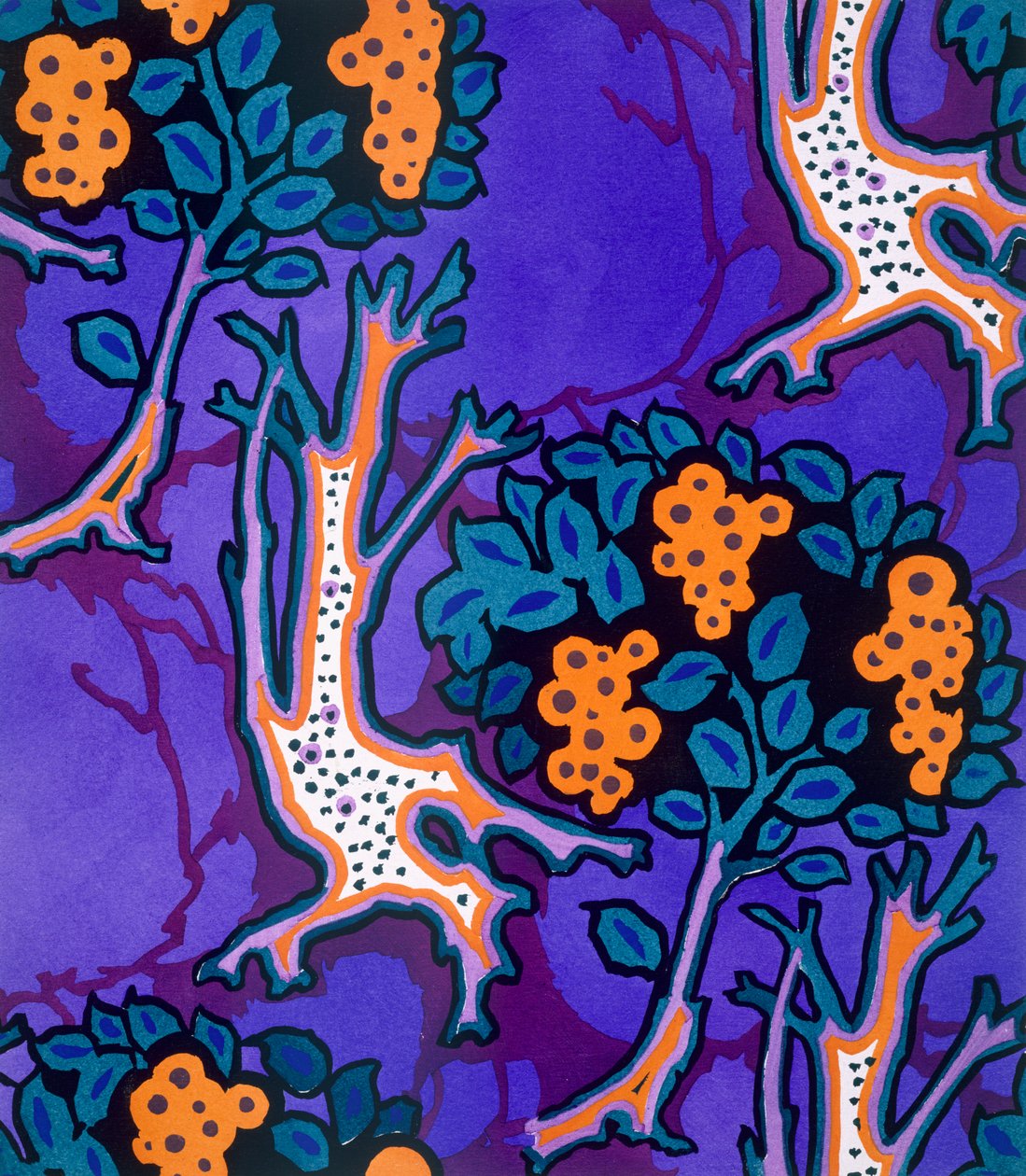 1925年発行の「New Floral Designs and Colours」のデザイン（カラーリソ） 作： エミール・アラン・セギ