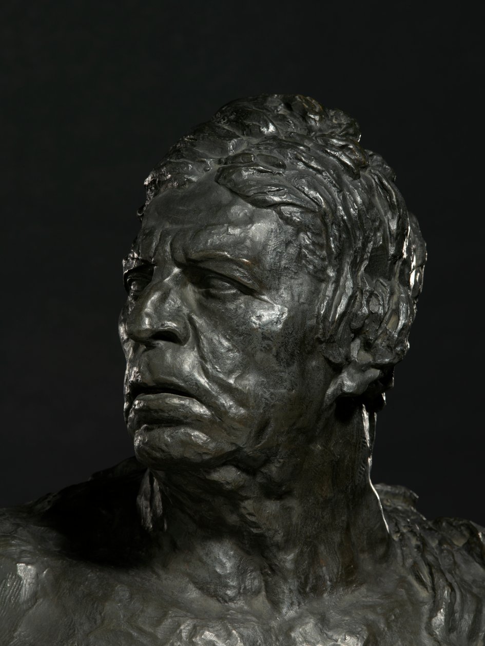Busto de Ingres (bronze) (detalhe de 471055) 作： エミールアントワーヌブールデル