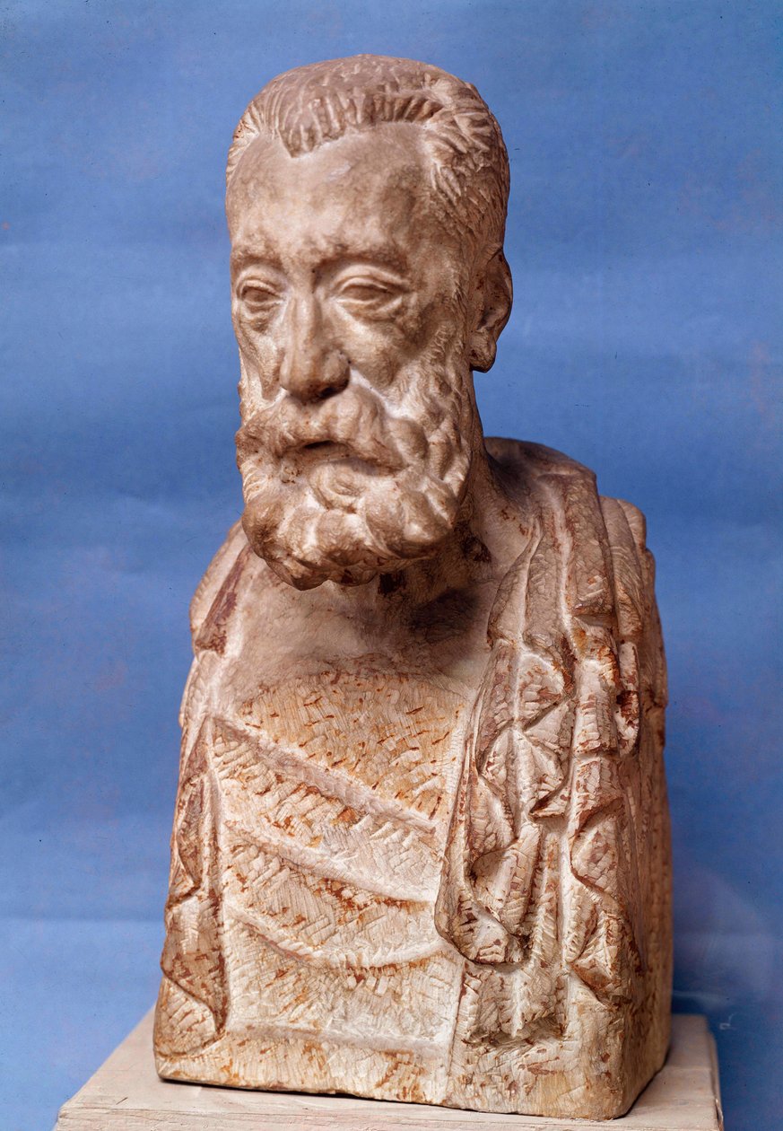フランスの作家アナトール・フランス（1844-1924）の胸像 アントワーヌ・ブールデル（1861-1929）の彫刻 20世紀 パリ、ブールデル美術館 作： エミール・アントワーヌ・ブールデル