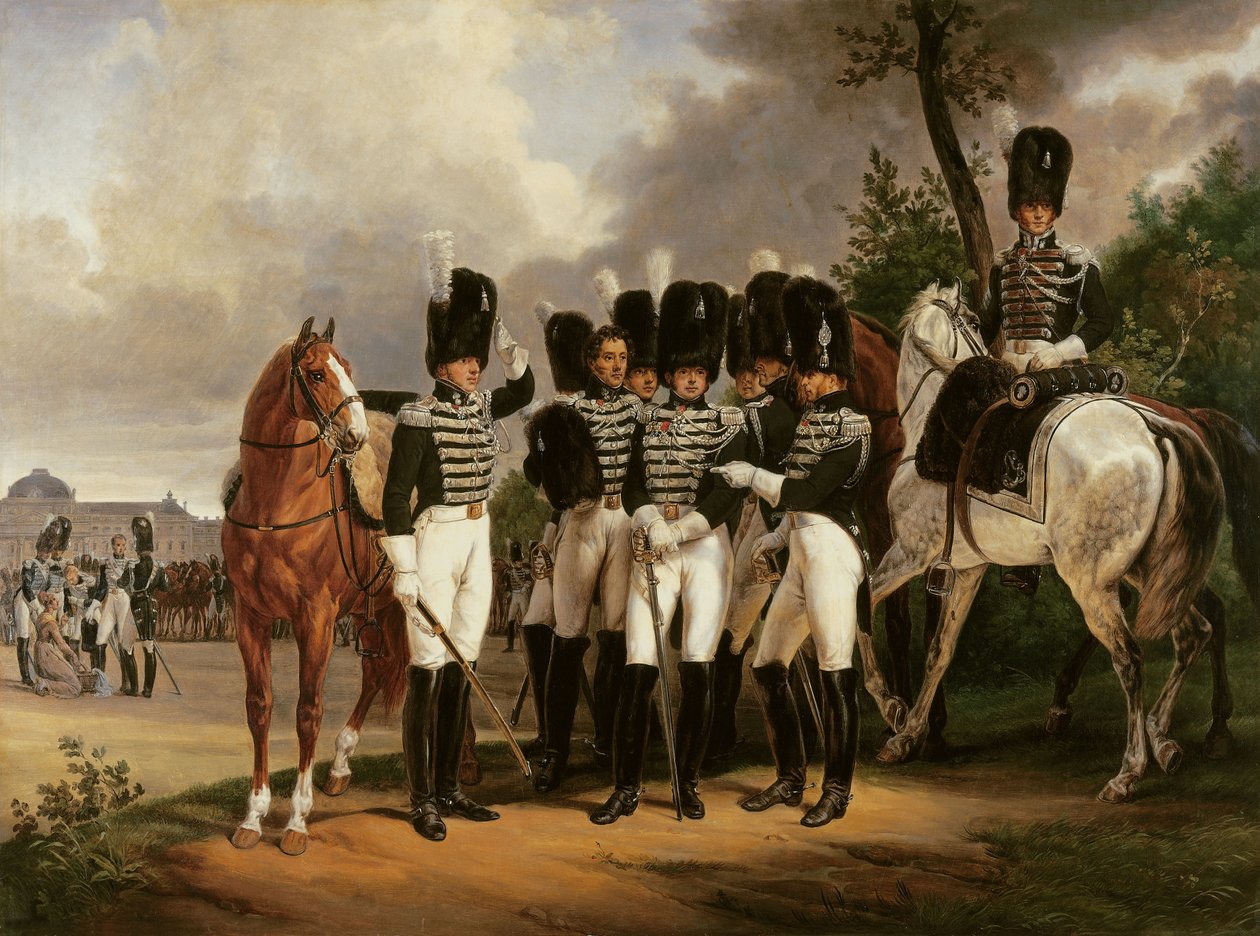 タルハウト=ロイ将軍の肖像、1818-19 作： エミール・ジャン・オレス・ヴェルネ