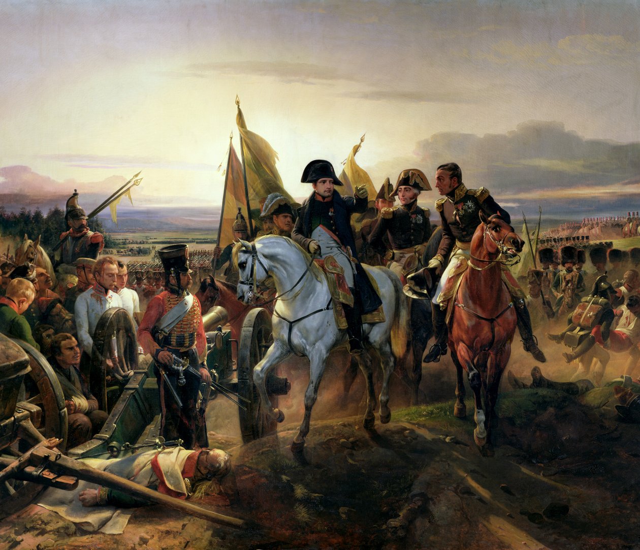 フリードランドの戦い、1807年6月14日 作： エミール・ジャン・オレス・ヴェルネ