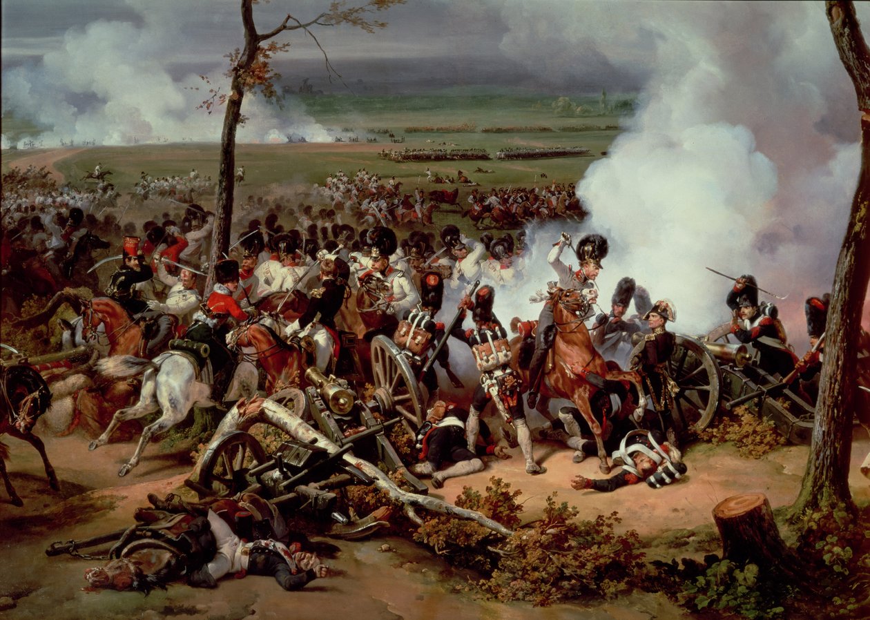ハーナウの戦い、1813年、1824年（詳細） 作： エミール・ジャン・オレス・ヴェルネ