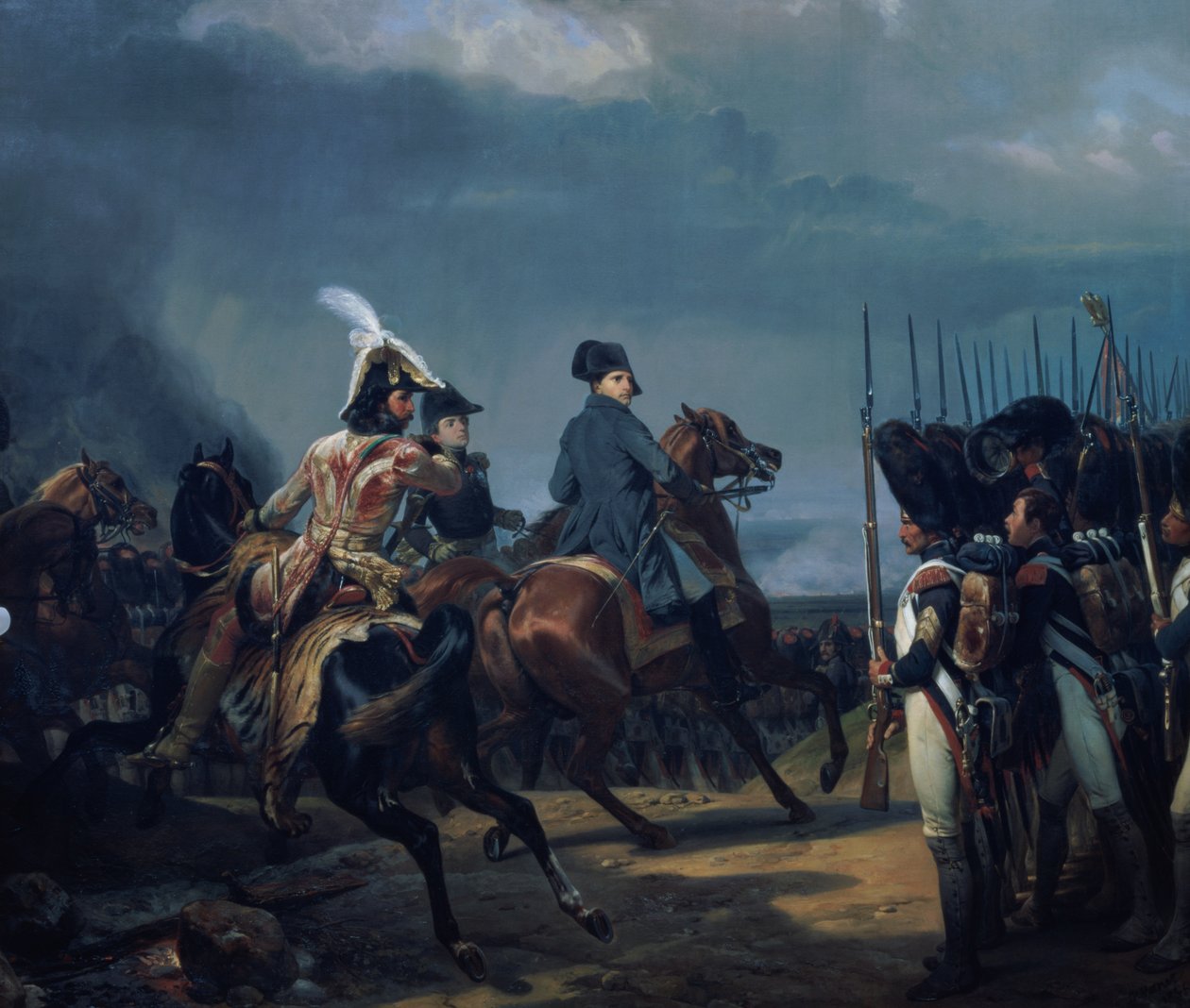 1806年10月14日のイエナの戦い（詳細は70309を参照） 作： エミール・ジャン・オレス・ヴェルネ