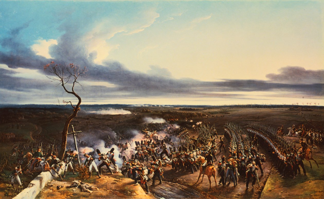 1814年、1822年2月11日、モンミライユの戦い。 作： エミール・ジャン・オレス・ヴェルネ