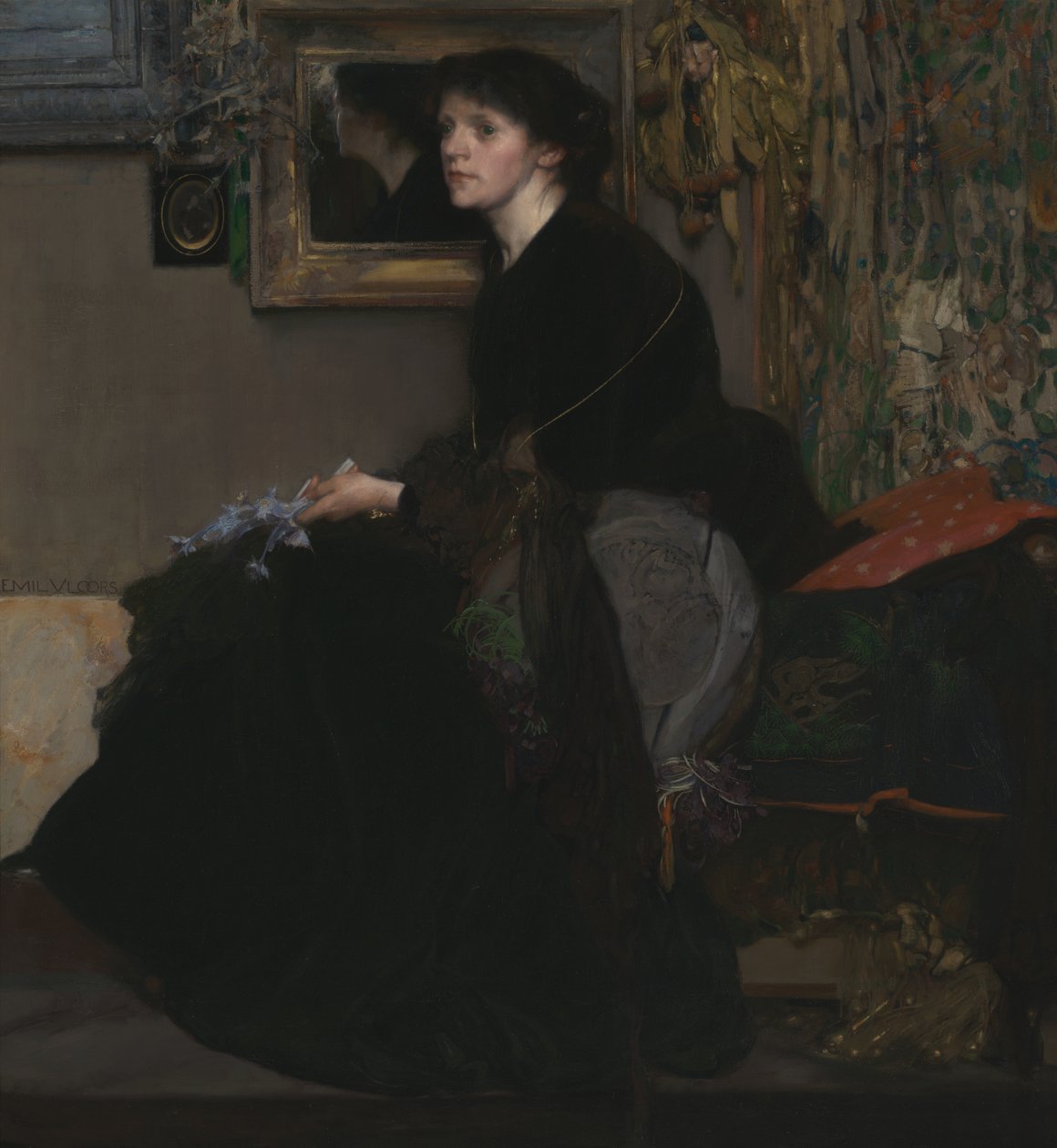 青いアザミ 作： エミール・ヴロアス