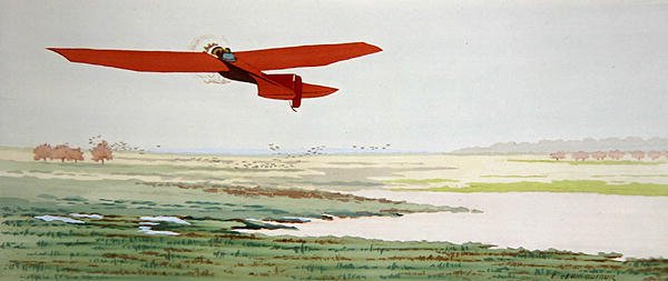 Light Aircraft, Mabileau, Parisから出版されました。 作： エミリアン・レオン・ジャン・デュフール