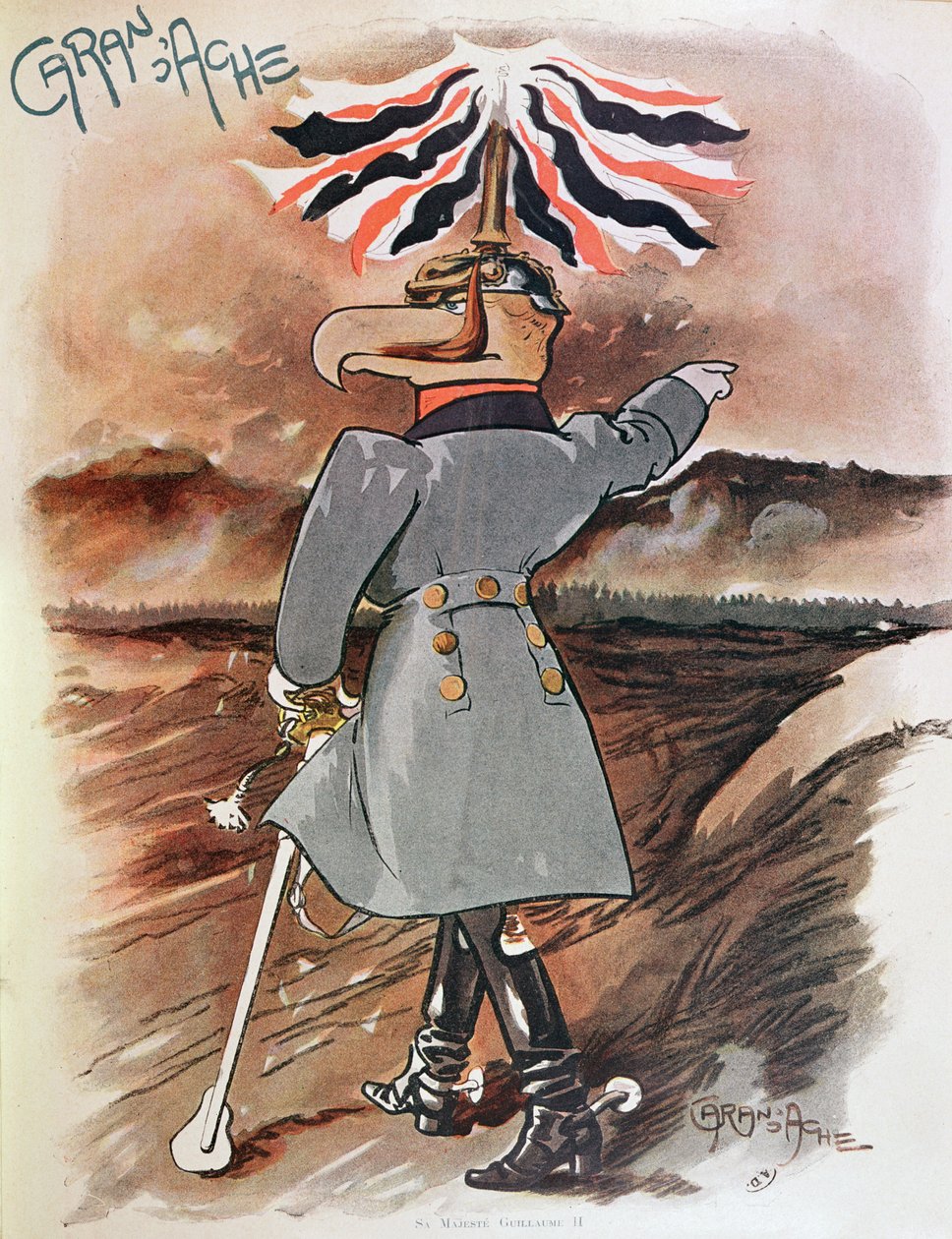 カイザーヴィルヘルムII（1859-1941）c.1902 作： エマニュエル・ポワール・カラン・ダッシュ