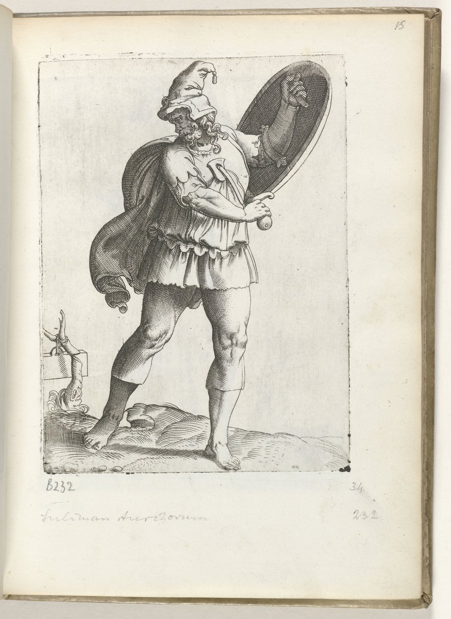 Spaanse krijgsman ca。 1550 私たちの時代のさまざまな国の態度（シリーズタイトル） 作： エネア・ビコ
