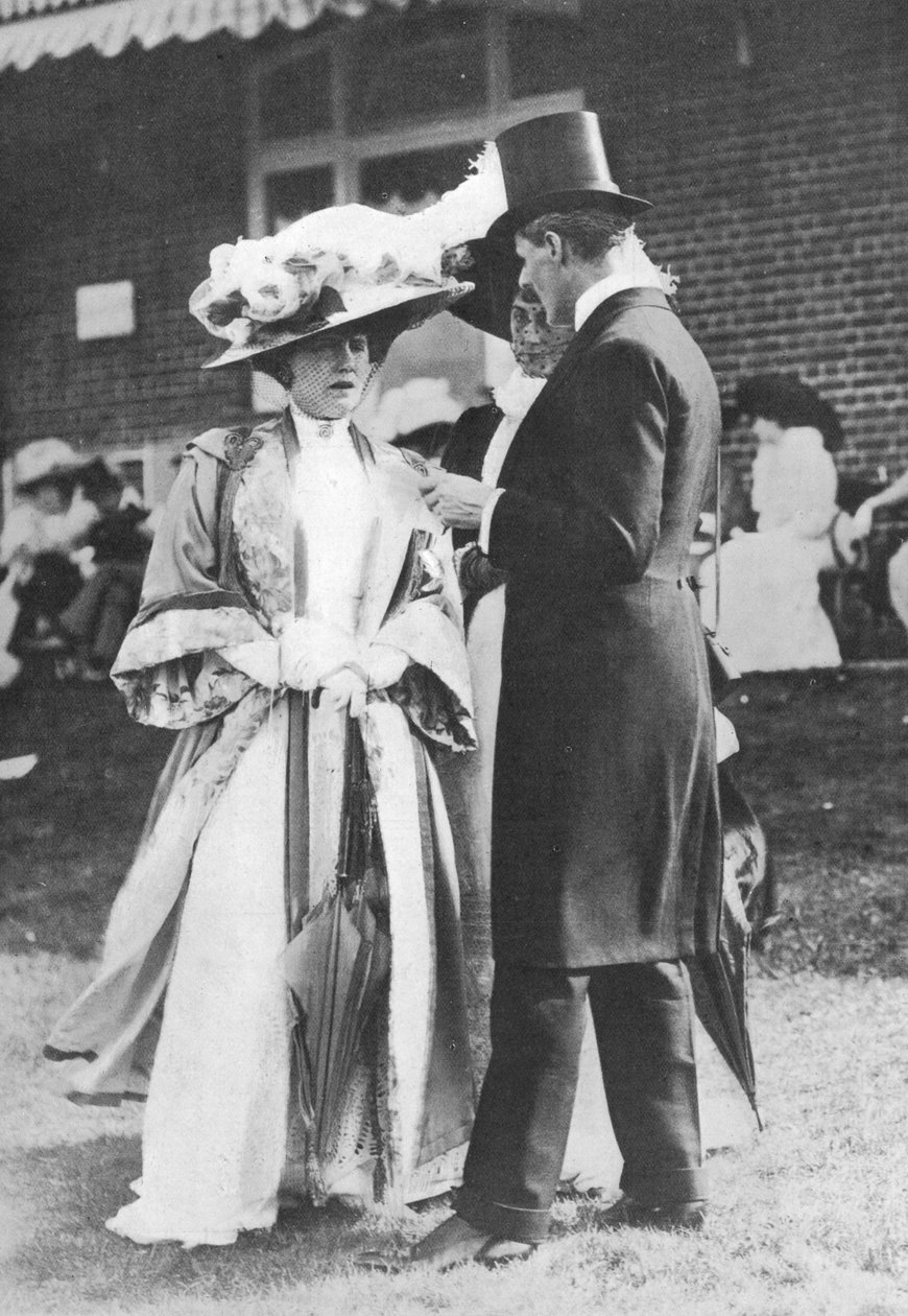 アリスケッペルと夫のジョージ、1909年 作： 英語の写真家