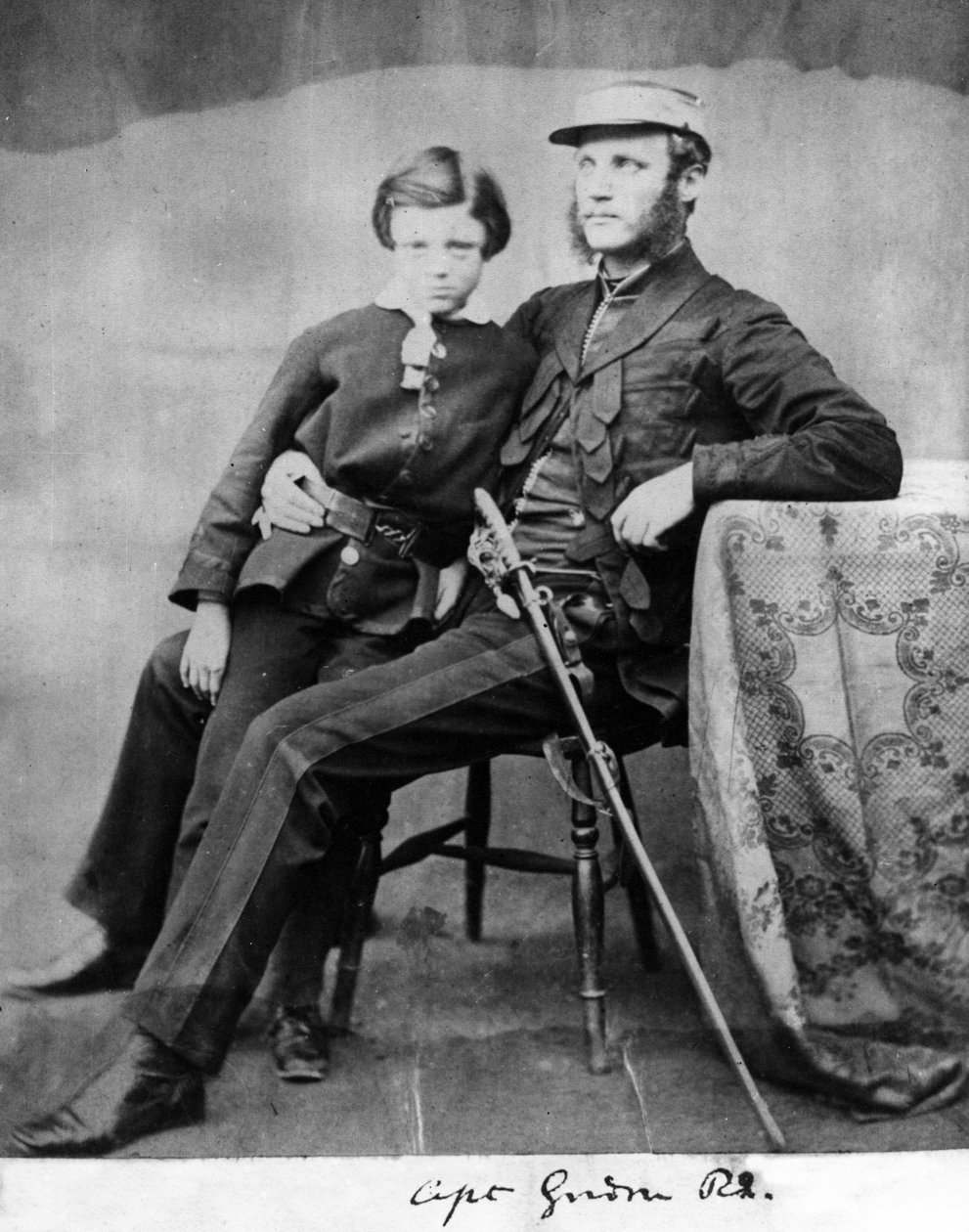 キャプテンゴードンRE、1855年頃 作： 英語の写真家