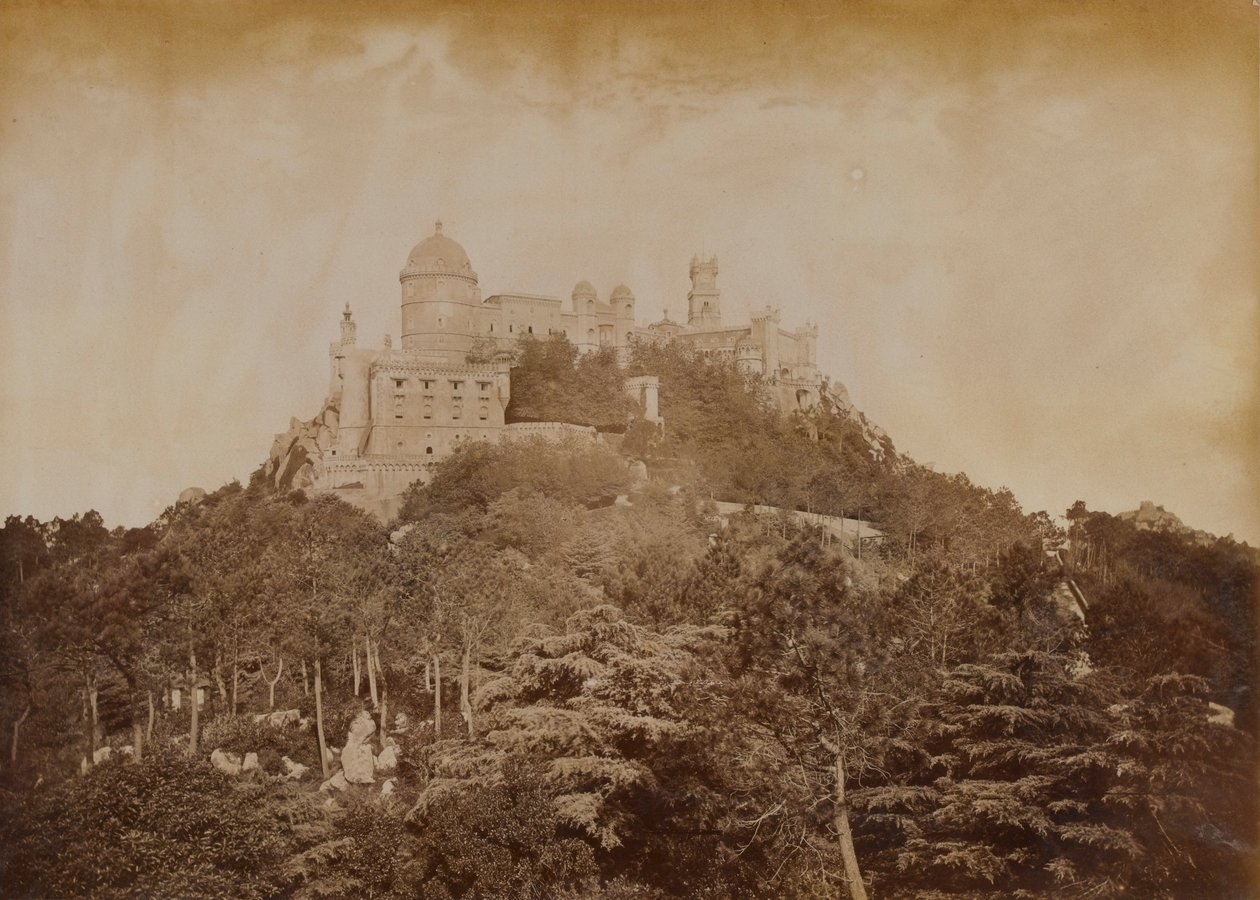 ペーニャのシントラ宮殿、1909 作： 英語の写真家