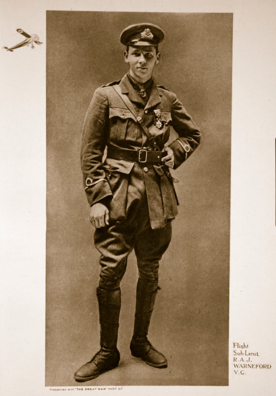 飛行中尉RAJ Warneford VC、1914-19 作： 英語の写真家