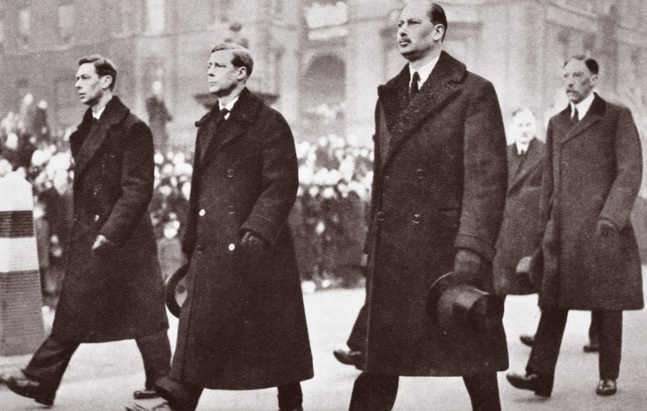 ジョージ5世の葬列、1936年1月 作： 英語の写真家
