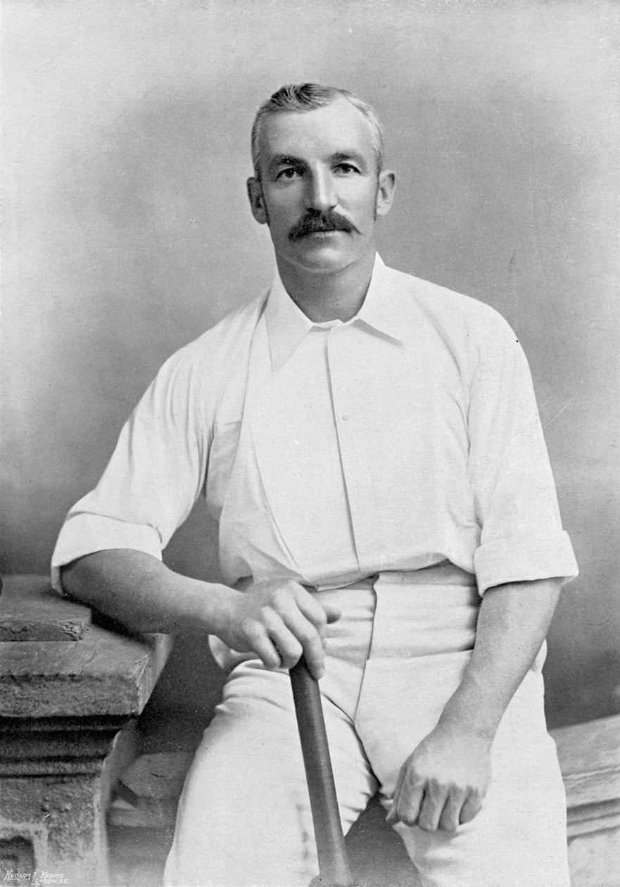 有名なクリケット選手とクリケット競技場からのジョージ・ギフェン、ハドソンとカーンズから出版、1895 作： 英語の写真家