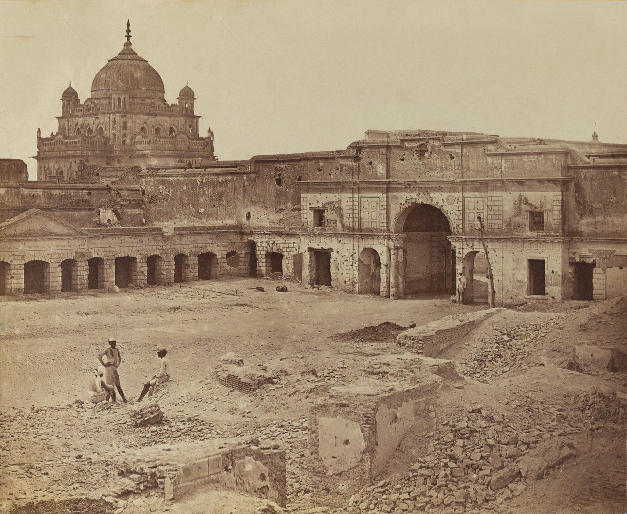 インドの宮殿、1858年頃 作： 英語の写真家