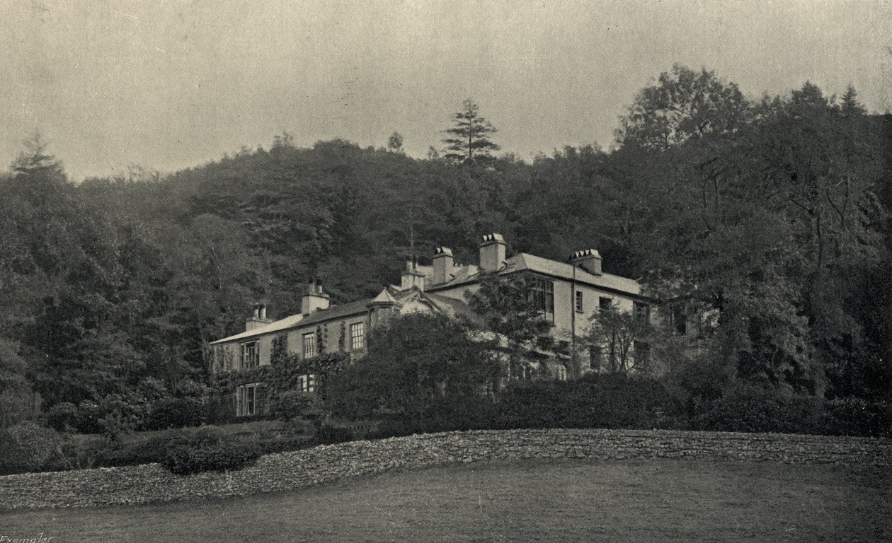 ブラントウッドのジョン・ラスキンズ（1819-1900）の家 作： 英語の写真家