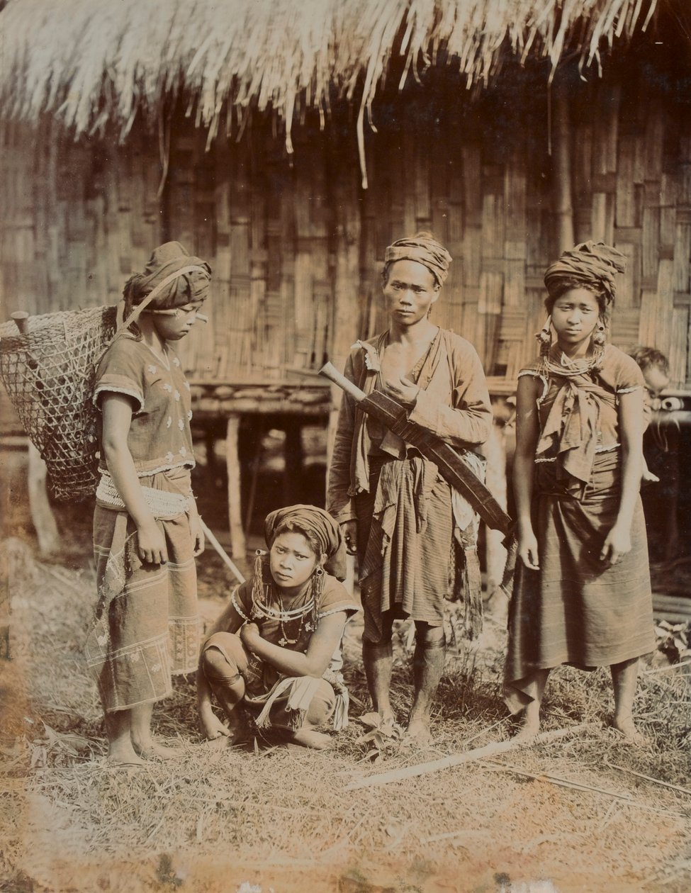 カノン、紳士と三人の女性、1905 作： 英語の写真家