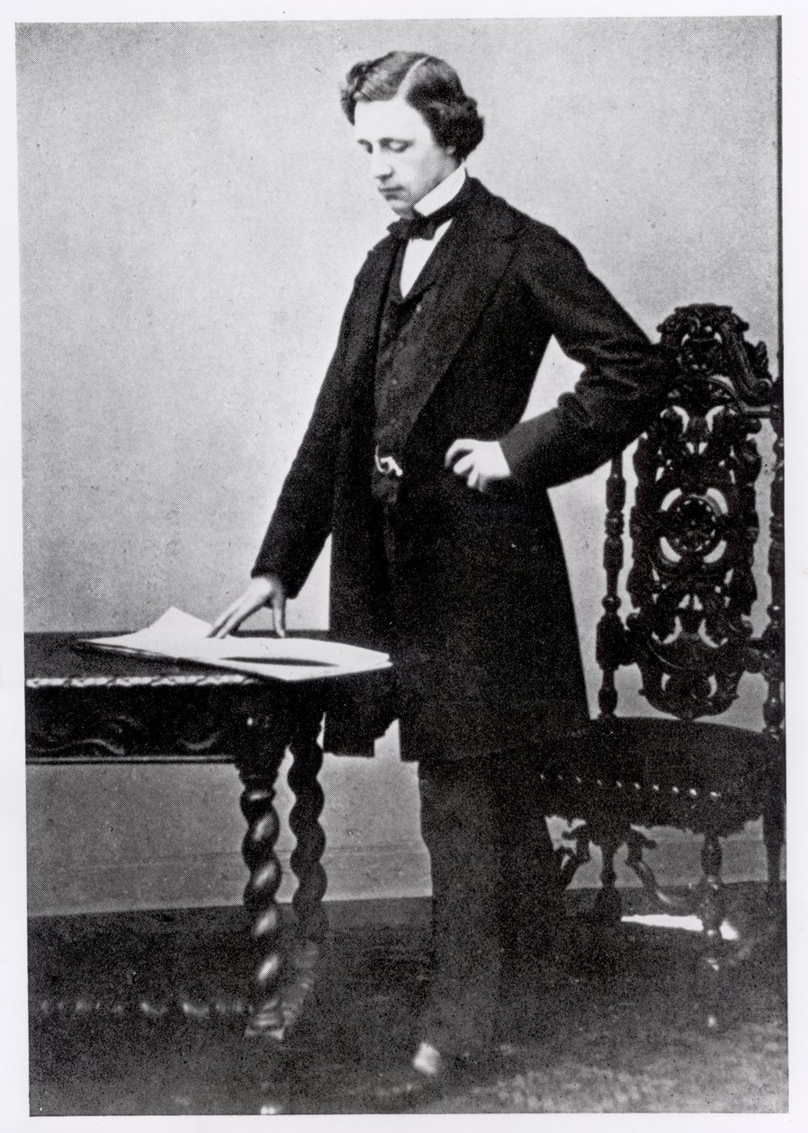29歳のルイスキャロル（1832-98） 作： 英語の写真家