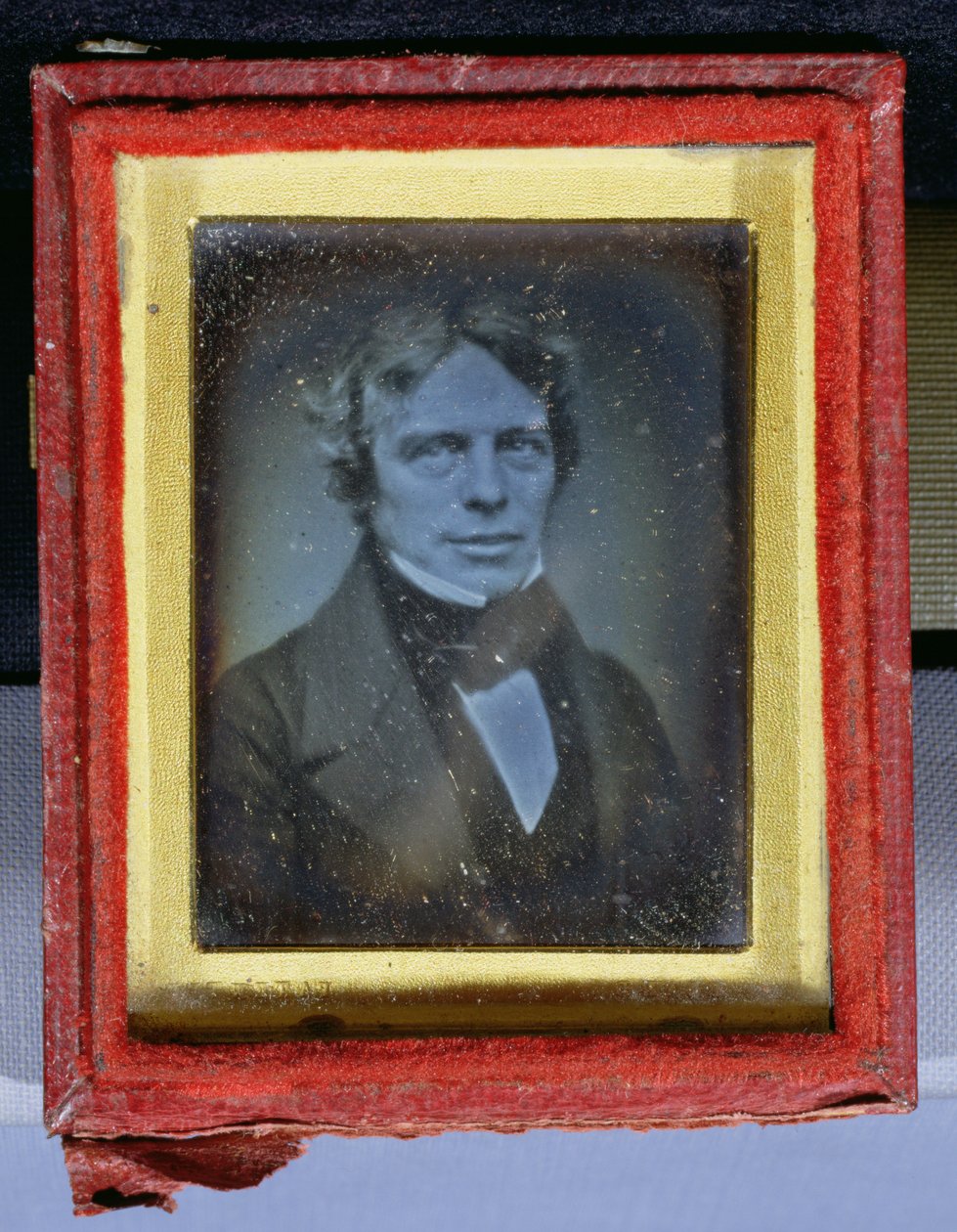 マイケル・ファラデー（1791-1867）1840s-50s（ダゲレオタイプ） 作： 英語の写真家