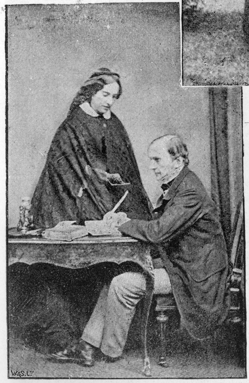グラッドストーン夫人、1840年頃 作： 英語の写真家