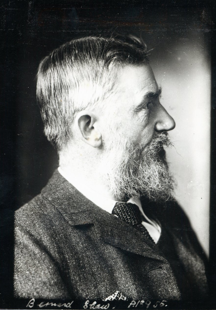 ジョージバーナードショーの肖像、1925年 作： 英語の写真家