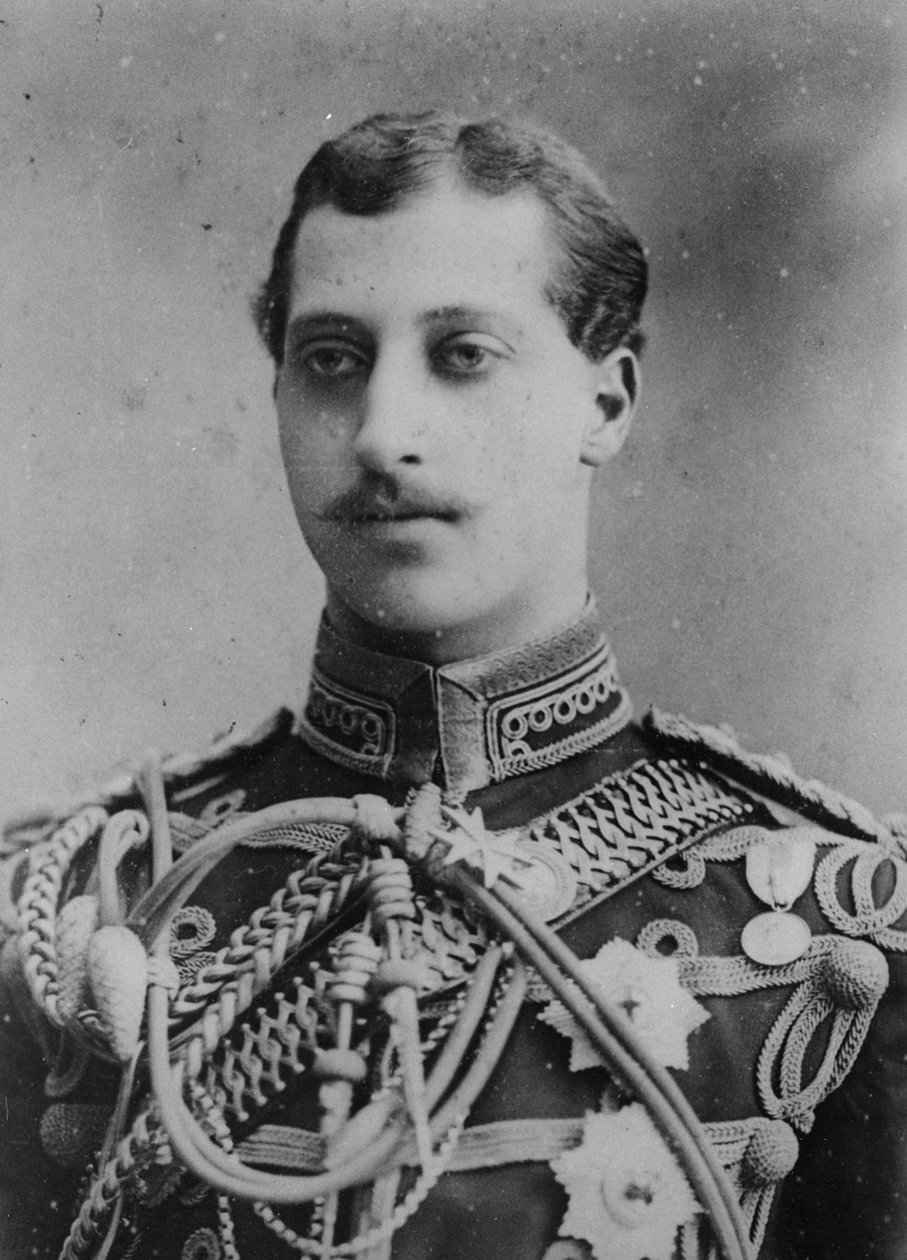 1885年、クラレンス公爵とエイボンデール公、アルバートビクター王子 作： 英語の写真家
