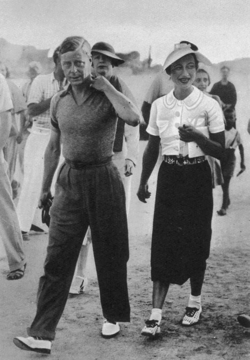 エドワード王子とウォリスウォーフィールドシンプソン、ウィンザー公爵夫人、1936年 作： 英語の写真家