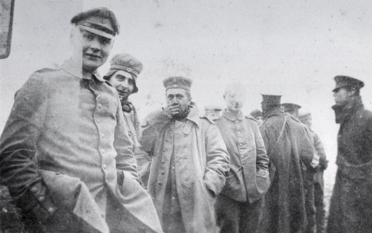 一部の敵、1914年のクリスマスの休戦 作： 英語の写真家