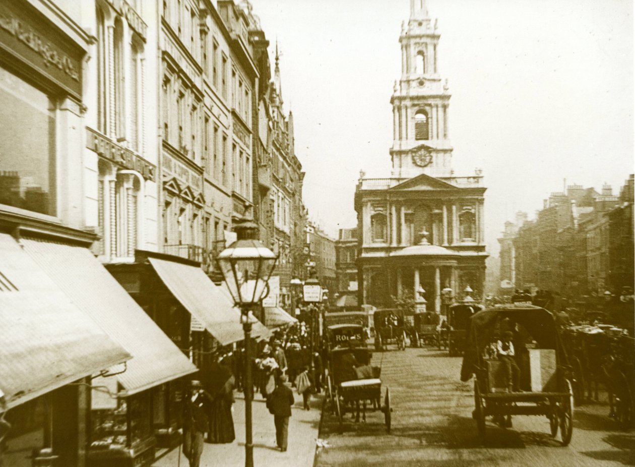 セントメアリーズオンザストランド、1890年頃（写真） 作： 英語の写真家