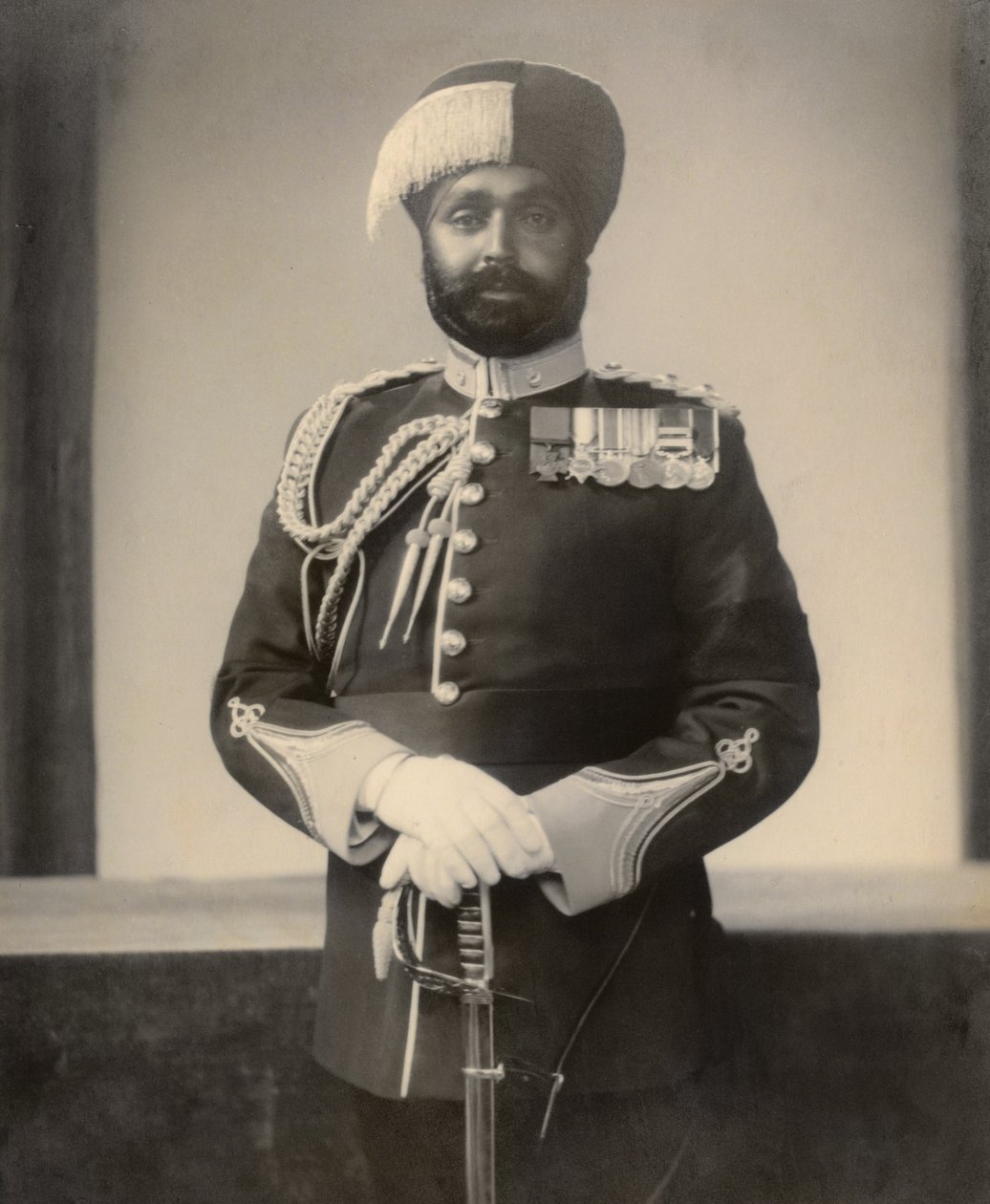 Subadar Major Ishar Singh、Bahadur VC OBI、第4大隊、第15パンジャブ連隊、1936-37 作： 英語の写真家