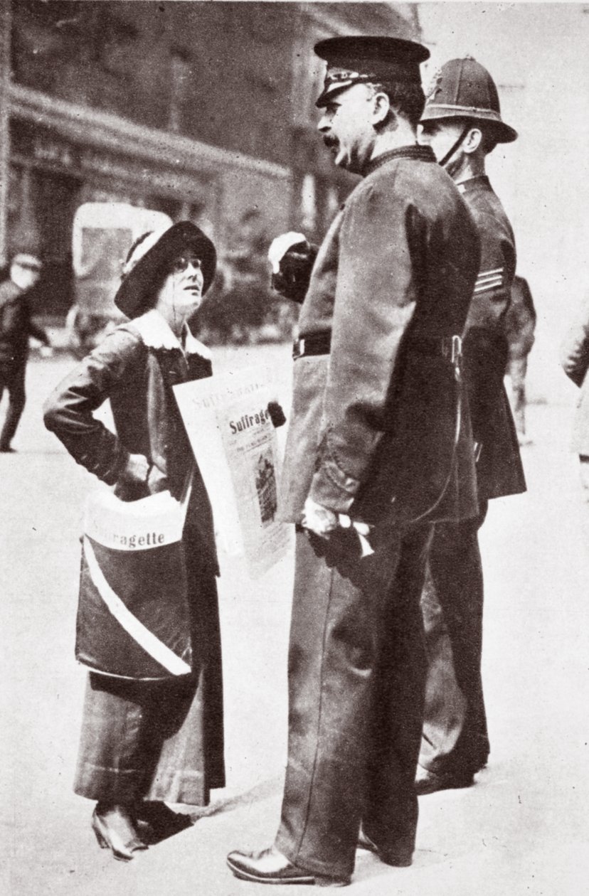 Suffragette、1913 作： 英語の写真家