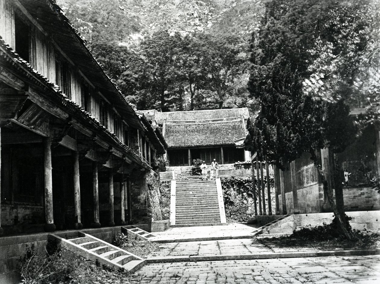 フートゥ寺院、中山、1870年代頃 作： 英語の写真家