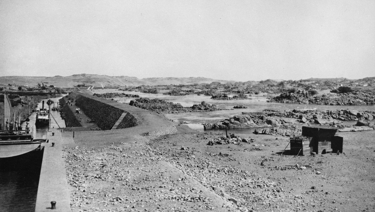 ナイルダムの水門、1904-05年 作： 英語の写真家