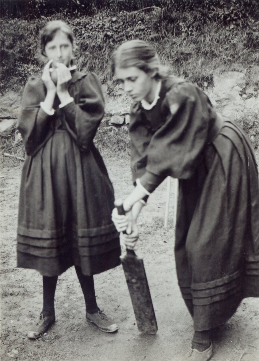 ヴァージニアとヴァネッサスティーブン、セントアイブス、1894年 作： 英語の写真家