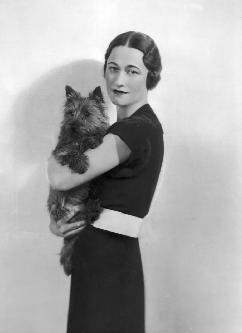 ウォリスシンプソンと犬 作： 英語の写真家