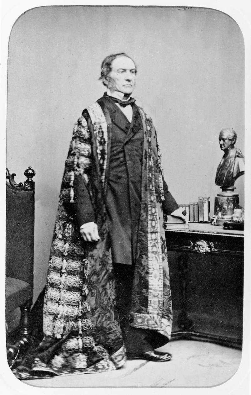 ウィリアム・エワートグラッドストーン、1860年頃 作： 英語の写真家