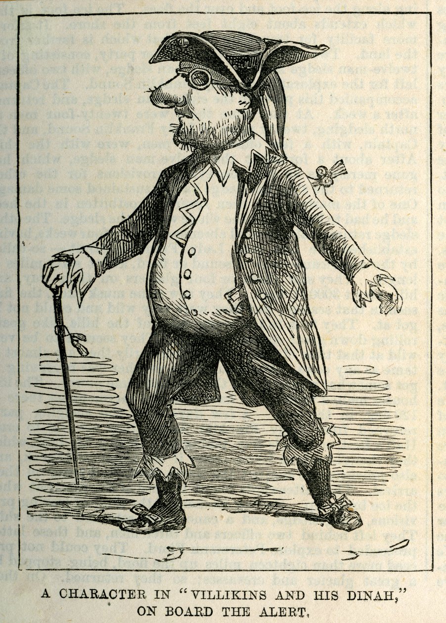 The Illustrated London News c.1875-77に掲載されたThe Alertの「Villikins and his Dinah」のキャラクター 作： 英語学校