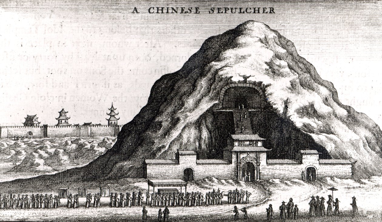 中国の墳墓、1669年 作： 英語学校