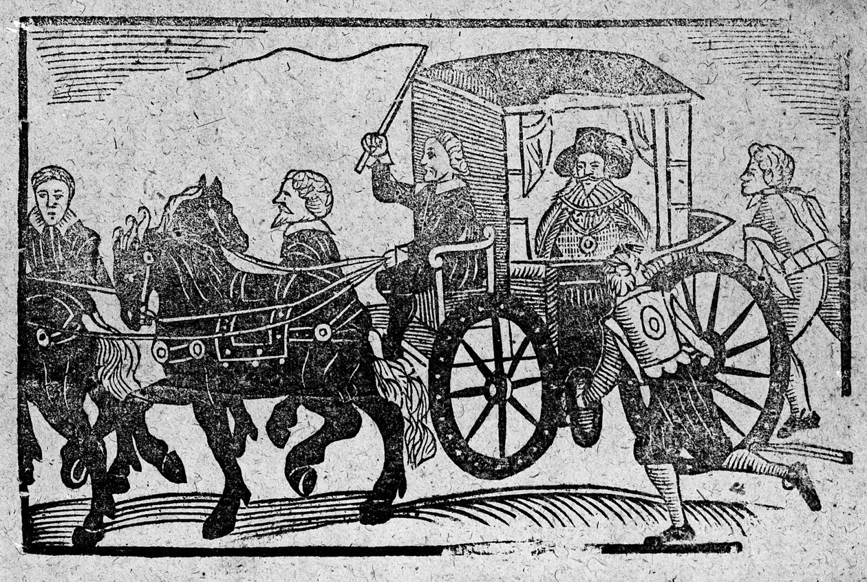 馬車の貴族、「ロックスバラバラードの書」のイラスト 作： 英語学校