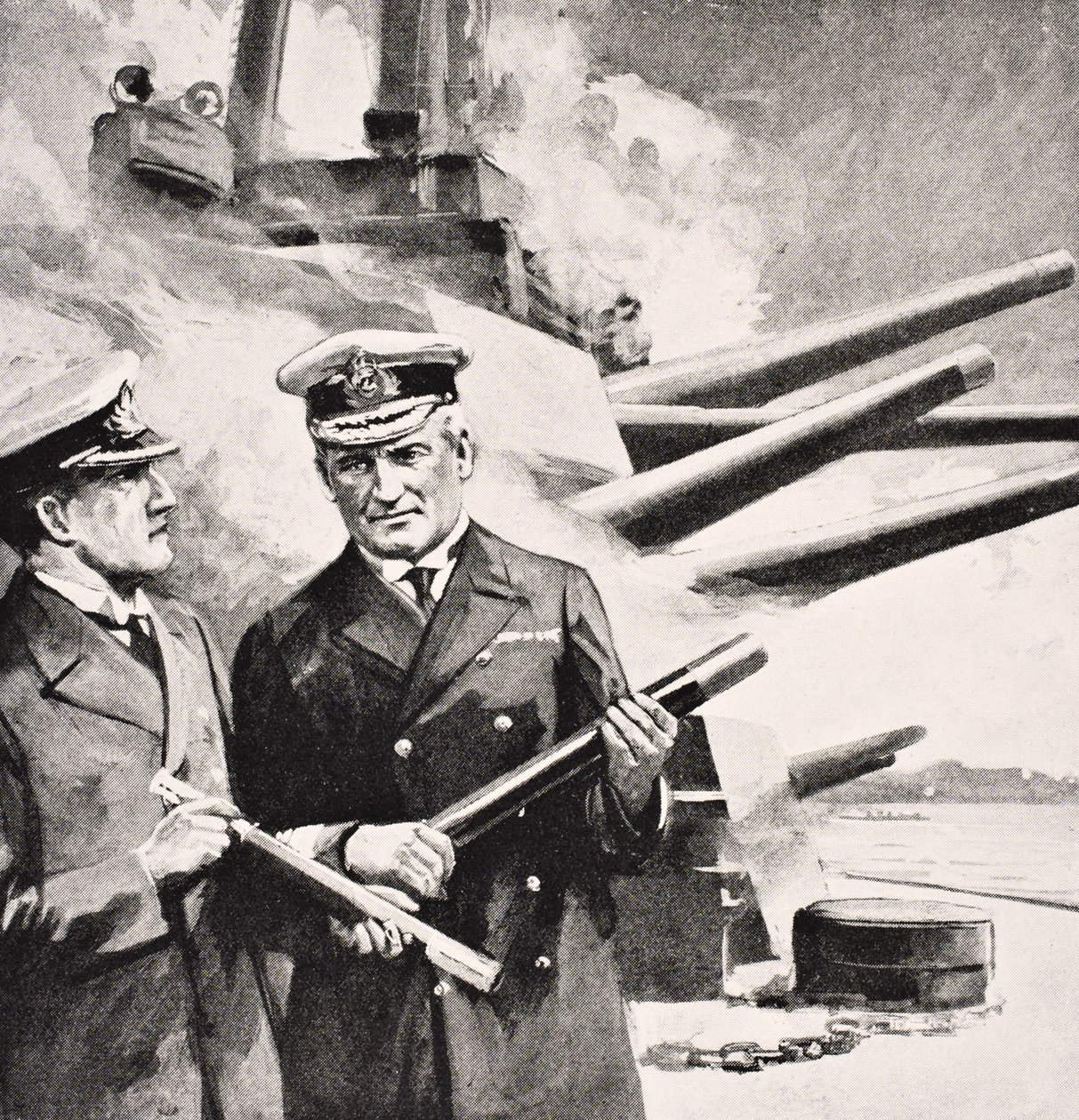1916年にロンドンで出版された「The War Illustrated Album deLuxe」からのフリート卿ジョンマイケルデロベックの提督 作： 英語学校