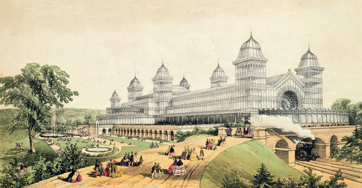 アレクサンドラパレス、J.King und Son、1873年発行 作： 英語学校